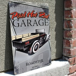 Pixel Speed Shop Sign
